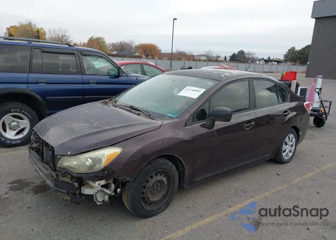 2013 Subaru Impreza 2.0I z USA, uszkodzony, nr VIN JF1GJAA64DH009866